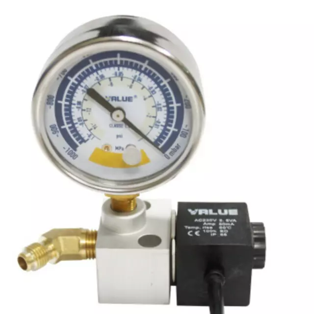 Value vacuum pump original solenoid valve solenoid valve vacuum gauge