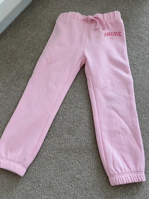Jogger/Pantaloni Ragazze Angelo Rosa Età 2-3 Anni Buone Condizioni