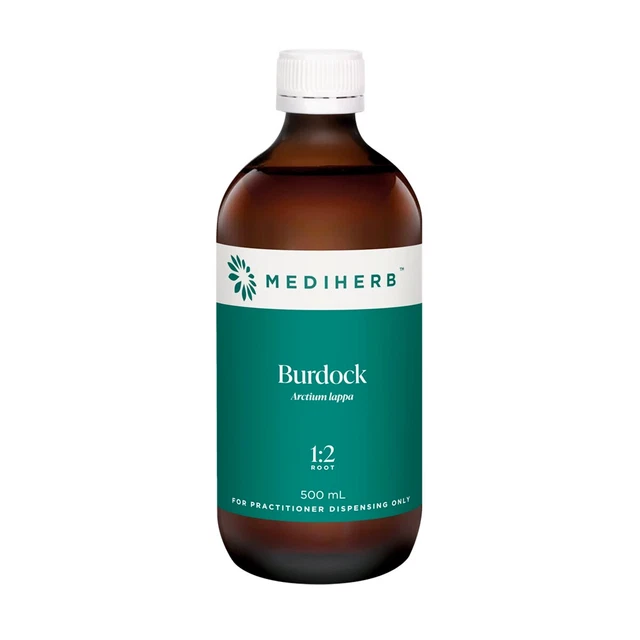 Tintura de extracto líquido Mediherb bardana 1:2 - TAMAÑO GRANDE 16,9 fl.oz (500 ml)