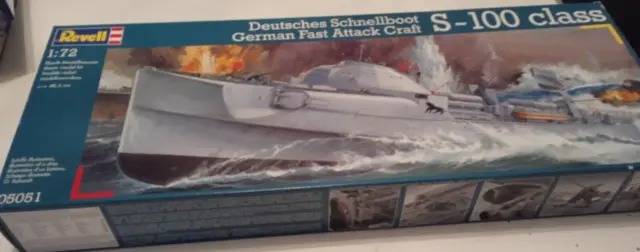 ++ Revell  Bausatz  05051  Deutsches Schnellboot S - 100 class  1:72  ++