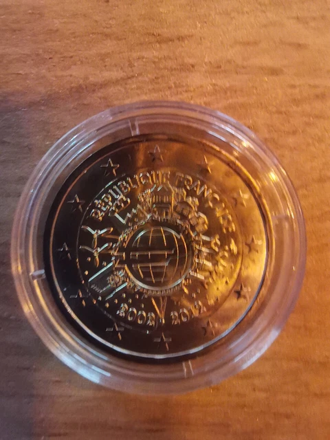 Très rare Pièce  de 2 euros neuve république Française 2002-2012