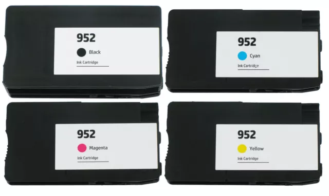 4PK Reman HP 952 Ink Cartridge Officejet Pro 8710 8715 8716 8720 8725 8728