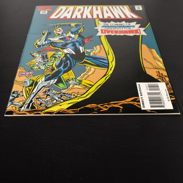 Darkhawk #48 (1995), Marvel Comics, Low Print Run, 1st Overhawk Cameo, VF/NM 11
