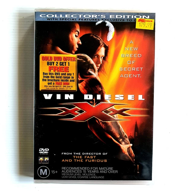 XXX TRIPLE X DVD Collector s Edition Action Vin Diesel Region 4 xxx-triple-x-dvd-collector-s-edition-action-vin-diesel-region-4