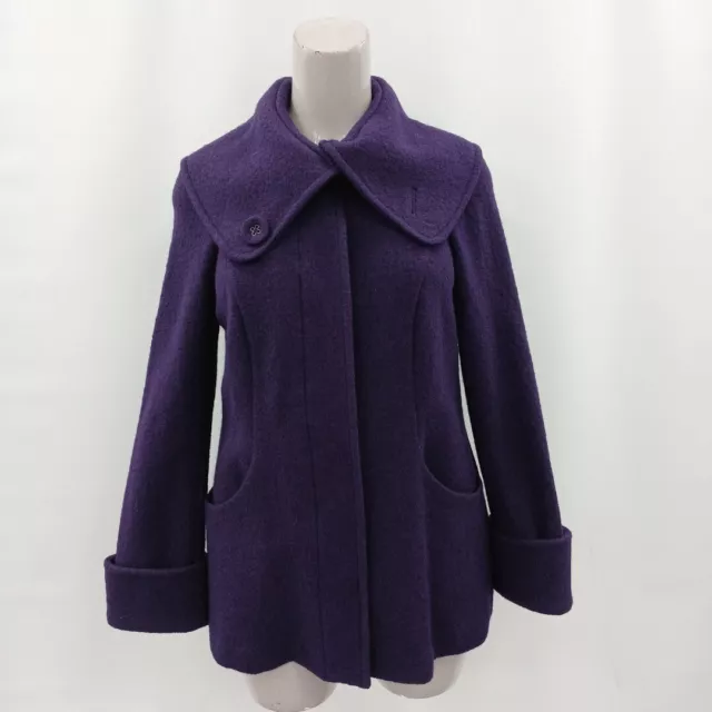 MONSOON COAT SIZE UK16 Ladies Purple Wool BNWT RMF31 MS 10.50 PicClick UK