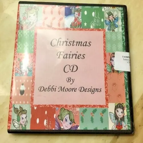 Christmas Fairies Cd Rom Paper Crafting Disc Fairy By Debbi Moore Designs