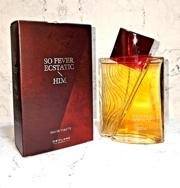 Oriflame So Fever Ecstatic Him Eau de Toilette 75 ml Weihrauch Kaffee Neu