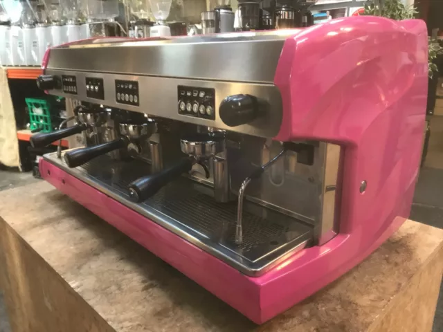 Wega Polaris 3 Group Pink Commercial Coffee Machine