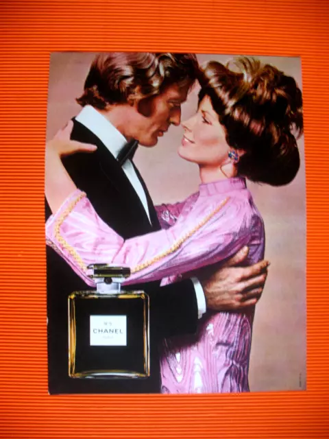 Publicite De Presse Chanel N°  5 Parfum French Advertising 1969