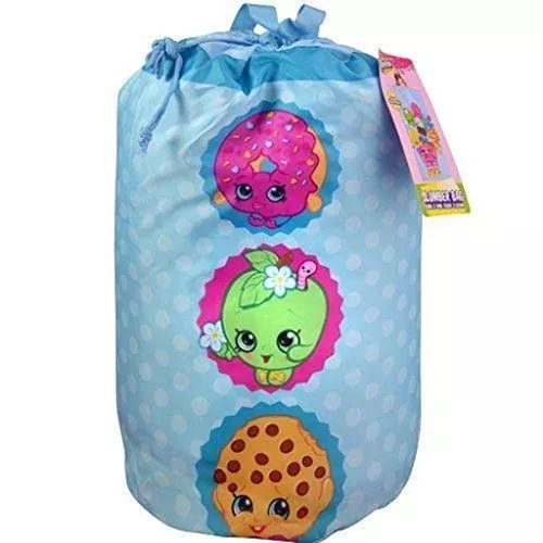 Camping Slumber Sleeping Bag + Backpack Shopkins Girl Age 3+ NEW