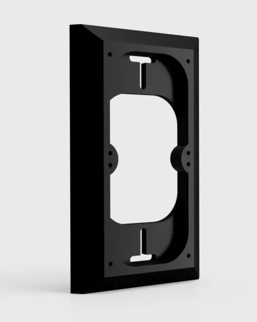 Ring Video Doorbell 3 (4) - 0.5" wall plate spacer. Mounting bracket