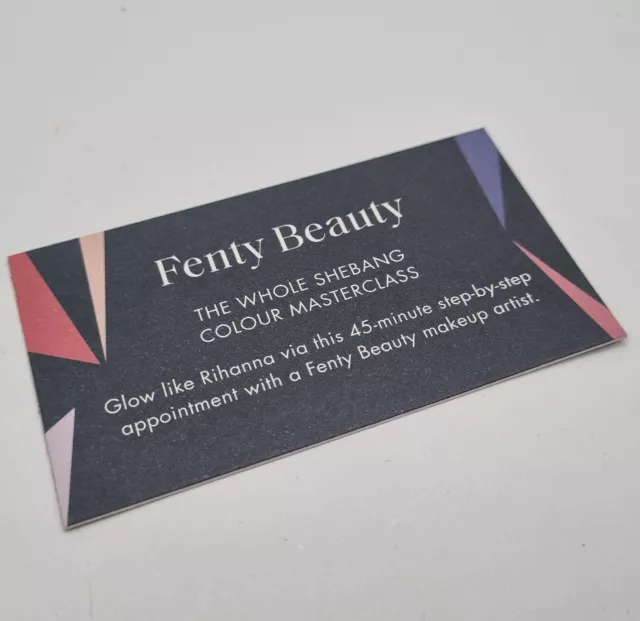 Fenty Beauty The Whole Shebang Colour Masterclass 45mins Harvey Nichols Voucher