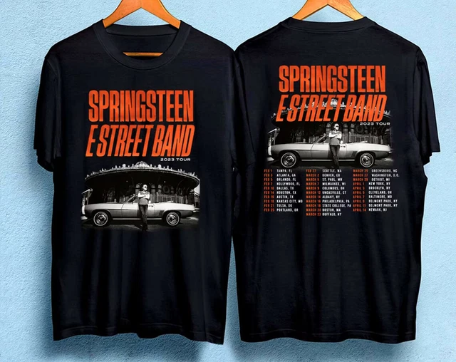 BRUCE SPRINGSTEEN THE E Street Band Tour 2023 Tshirt, Music Tour 2023
