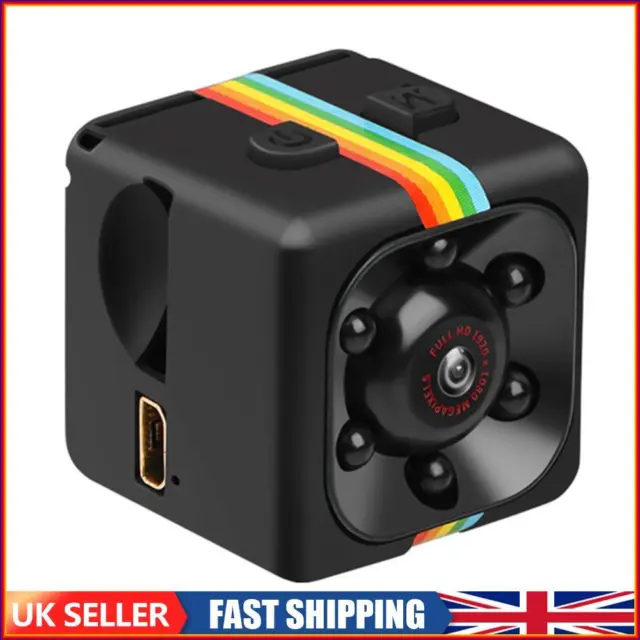 SQ11 Mini Camera Full HD 1080p Motion Sensor Night Vision Sport DV (Black)