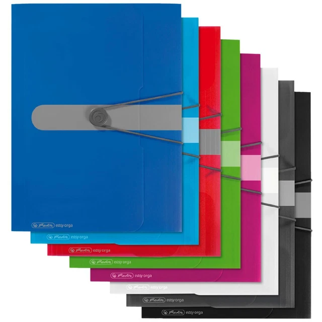 Herlitz Gummizugmappe A4 PP opak Beere 11216538 (4008110435909)