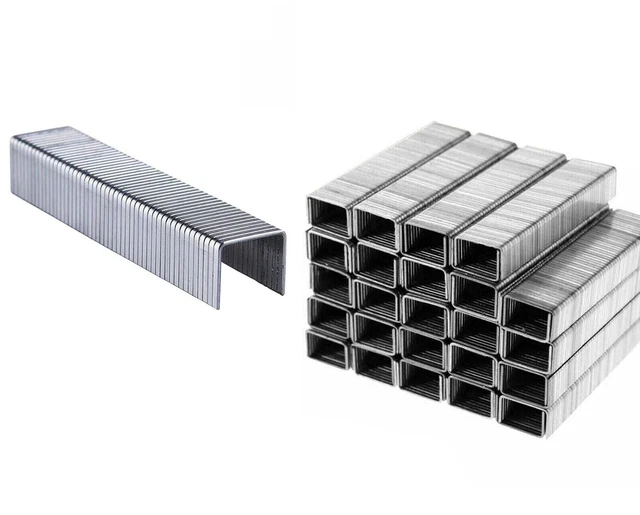 1000 Stck. Packung 10 mm Heftklammern Heftpistole Tacker Polsterstifte für Hefter
