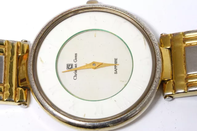 CHRISTIAN GEEN SAPPHIRE quartz lady watch for repairs or for parts restore 10233 EUR 24 50 PicClick FR
