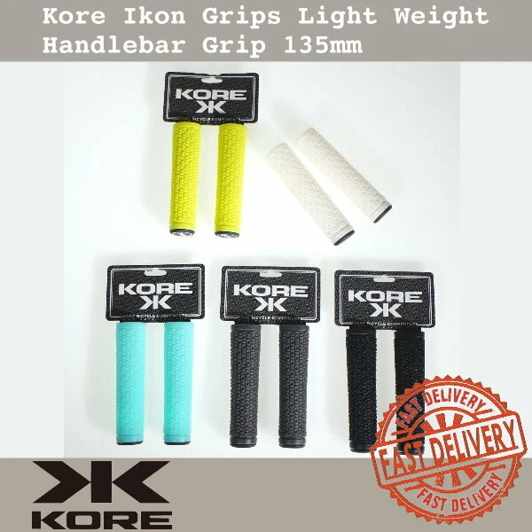 Kore Ikon Grips Light Weight Bike Bicycle handlebar Grip BMX MTB Dirt Jump 135mm