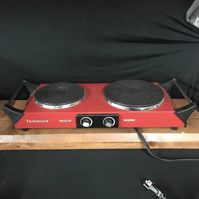 TECHWOOD HOT PLATE Electric Single Burner 1800W PortableBurner
