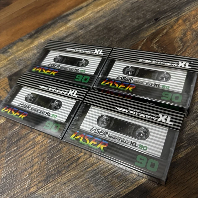 Lot De 3 Cassettes Audio Vierges TDK AD90 – Neuves Sous Blister