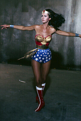 Wonder Woman Lynda Carter Twirling In Costume 24X36 Poster