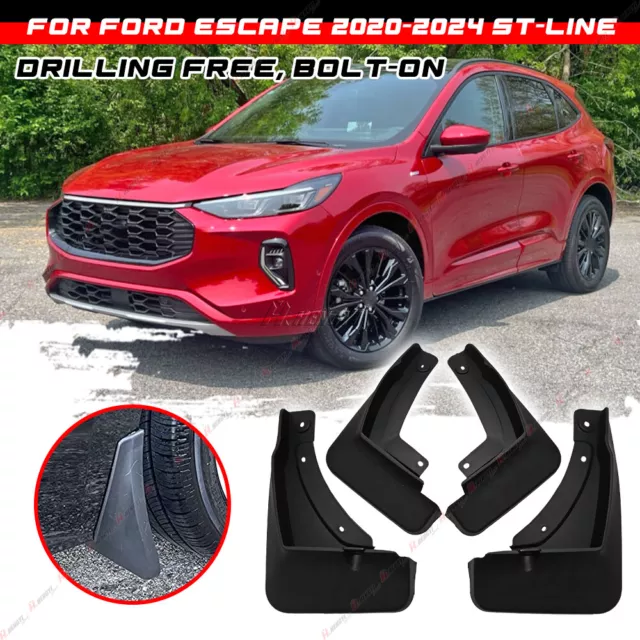 For 2020-2024 Ford Kuga ST-Line MK3 Mud Flaps Mudguard Splash Guards Front Rear