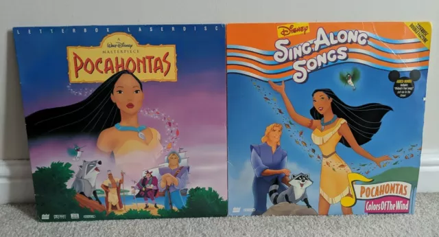 Pocahontas / Colours of the wind Sing along songs (rare) Laserdisc Disney