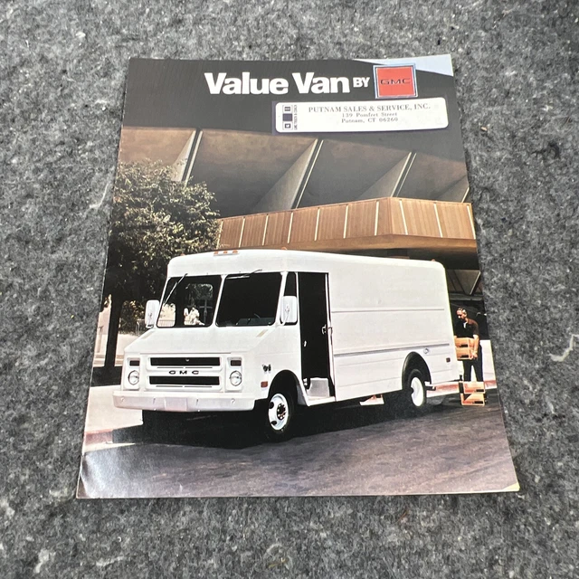 ORIGINAL 1979 GMC Value Van Cargo Box Sales Brochure Catalog 8.00