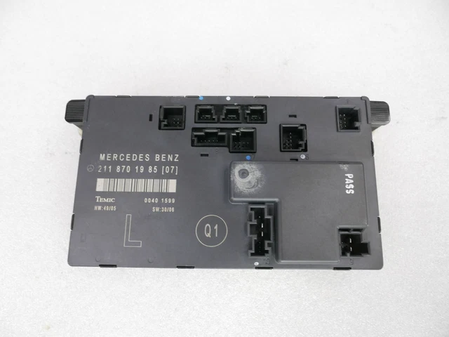 07-09 Mercedes E-Class W211 Front Left Driver Side Door Control Module Unit Oem