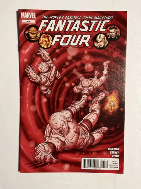 Fantastic Four #606 (2012) 9.2 NM Marvel High Grade Comic Book Hickman Cover