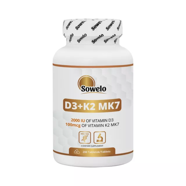 Sowelo Vitamin D3 K2 Mk7 Compresse