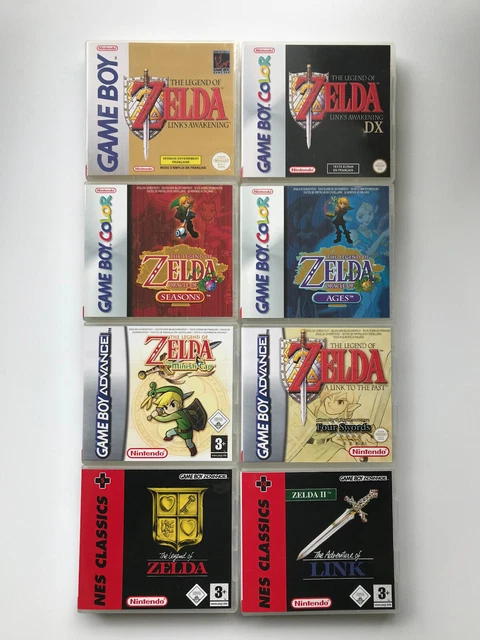 Boîte de remplacement format NDS Zelda II The Adventure of Link Game Boy Advance