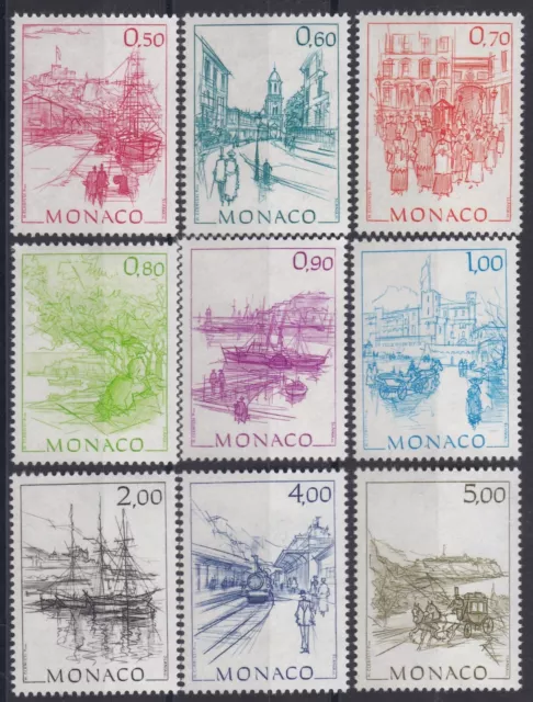 Principauté de Monaco  Timbre neuf** N° 1510 à 1518 / 1986