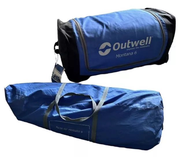 Outwell Montana tenda e bastoncini 6 persone