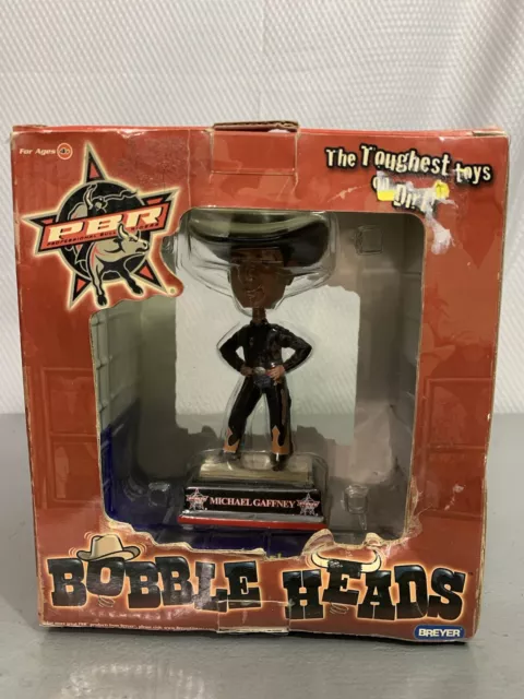 MICHAEL GAFFNEY PBR Professional Bull Riders Bobble Head NEW 2005 by Breyer