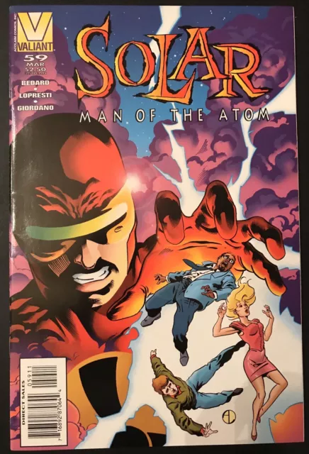Solar Man Of The Atom #59 NM Valiant/Acclaim Low Print 1996 Next to Last Issue