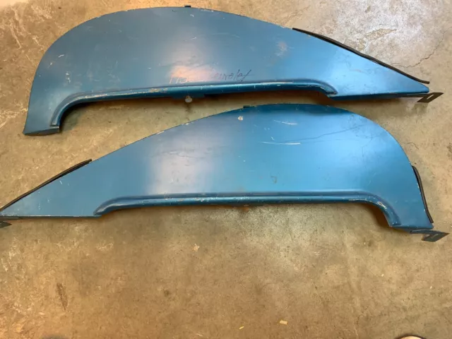 1956 Chevrolet Fender Skirts 1957 Pontiac Station Wagon Steel Pair Used 56 Chevy