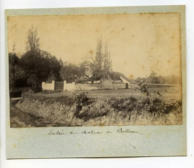 France Orne Belleme Castle Entrance Gate Old Photo 1892 3