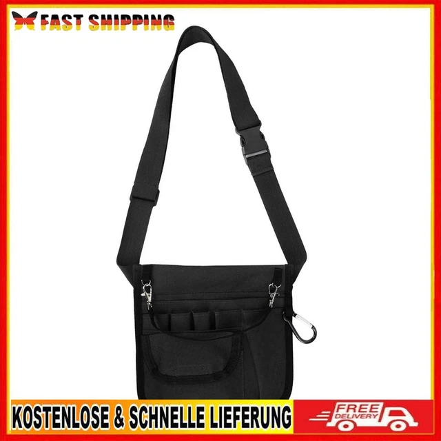 Nurse Fanny Pack infermiera utilità cintura vita borsa case - impermeabile (nero)