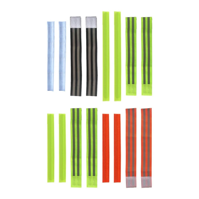 2 Pinces Réfléchissantes JUKOTA Pour Pantalon De Vélo – Fluo, Sécurisées, Anti-accroche Chaîne – Multi-sports