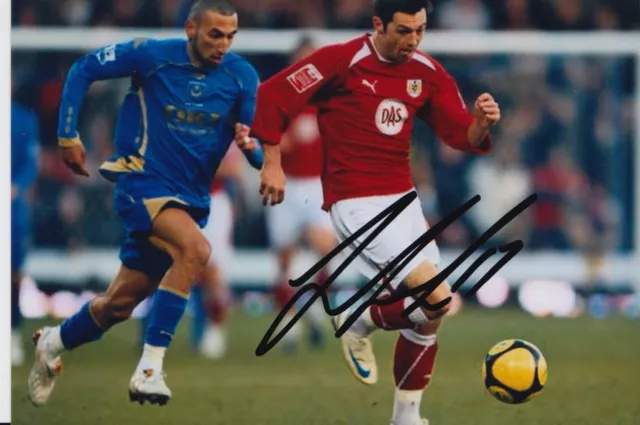 Ivan Sproule Hand Signed 6X4 Photo - Football Autograph - Bristol City 1.