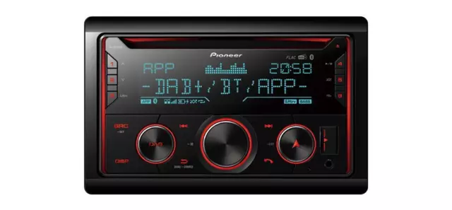 Pioneer FH-S820DAB + DAB Ameise Bluetooth Spotify CD USB Stereo für iPhone Android 2