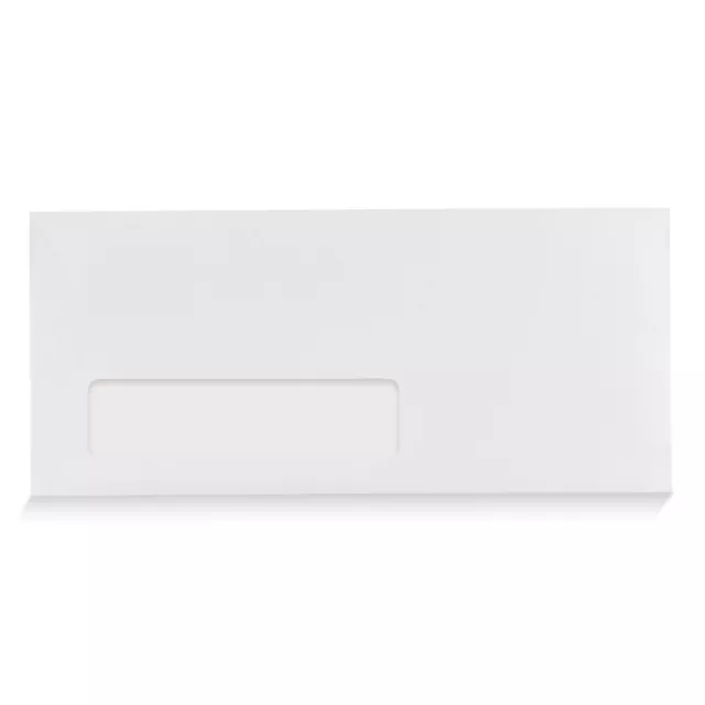 500 #10 Single Left Window Envelopes, Gummed Closure - 500 Count (35410) 2