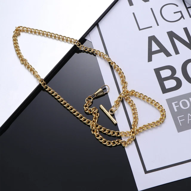 Catena Per Orologio Da Tasca In Oro - Modello RO, 5mm X 30cm - Foto 13