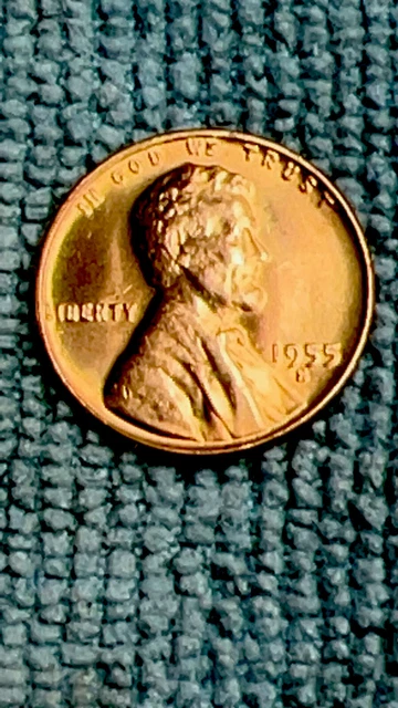 1955 S Lincoln Wheat Penny Choice BU Mint Luster Red Uncirculated