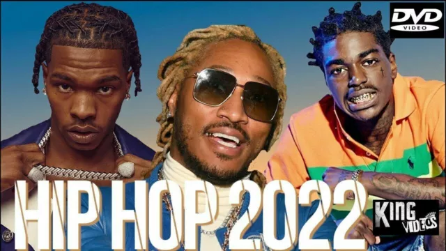 New 2022 Rap Hip Hop & RnB 144 Music Videos 4 DVDs - Kodak Black, DaBaby, Future