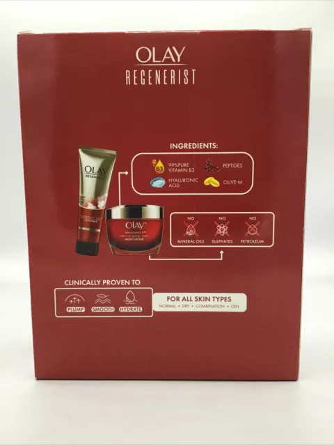 Olay Regenerist Micro Sculpting  Gift Set Cleanse And Moisturize 2
