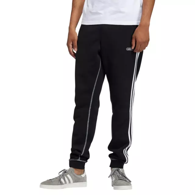 Adidas Originals Men's Monogram Firebird Track Pants - Black