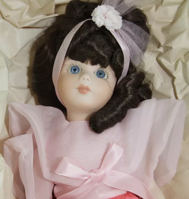 LIMITED EDITION MARJORIE SPANGLER DOLLS "JACQUELYN" 98/400 PORCELAIN DOLL in box 3