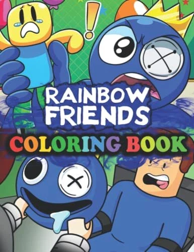 RAINBOW FRIENDS COLORING Book Encourage Creativity for Kids Ages 4-8 8